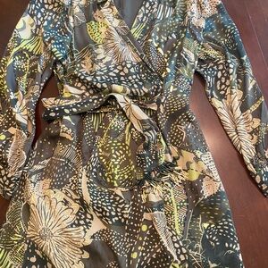 FARM Rio Multicolor Wrap Dress